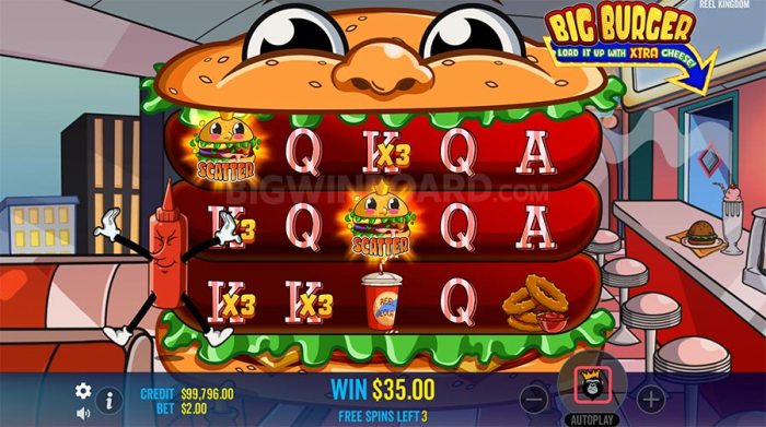Strategi Terbaik Bermain Slot Gacor di Big Burger Load it up with Xtra Cheese